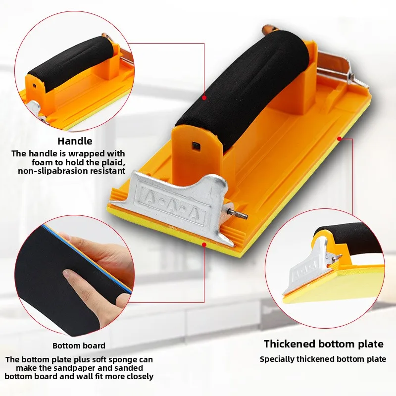 

Hand Sander Hook And Loop Sanding Pad Block For Wood Furniture Restoration Sanding Mouse Mini Detail Sander For Woodworking