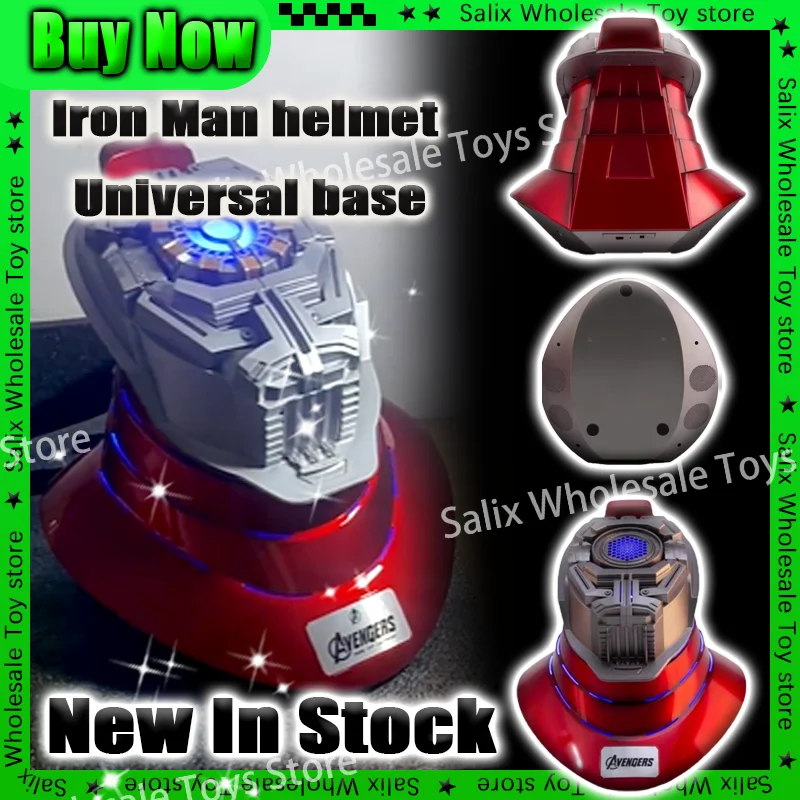 Iron Man Autoking 1/1 Mk5 Helmet Bluetooth Audio Base Remote And Voice Control Iron Man Automatic Helmet Base Gifts Customized