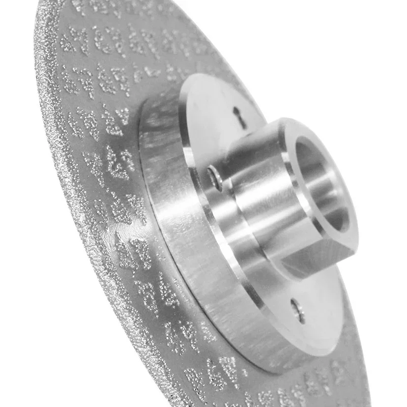 Imagem -04 - Disco de Corte de Lâmina de Serra de Rebolo de Diamante M10 80 mm Roda de Disco de Lâmina de Corte Revestida de Lado Único para Afiar Telha de Porcelana