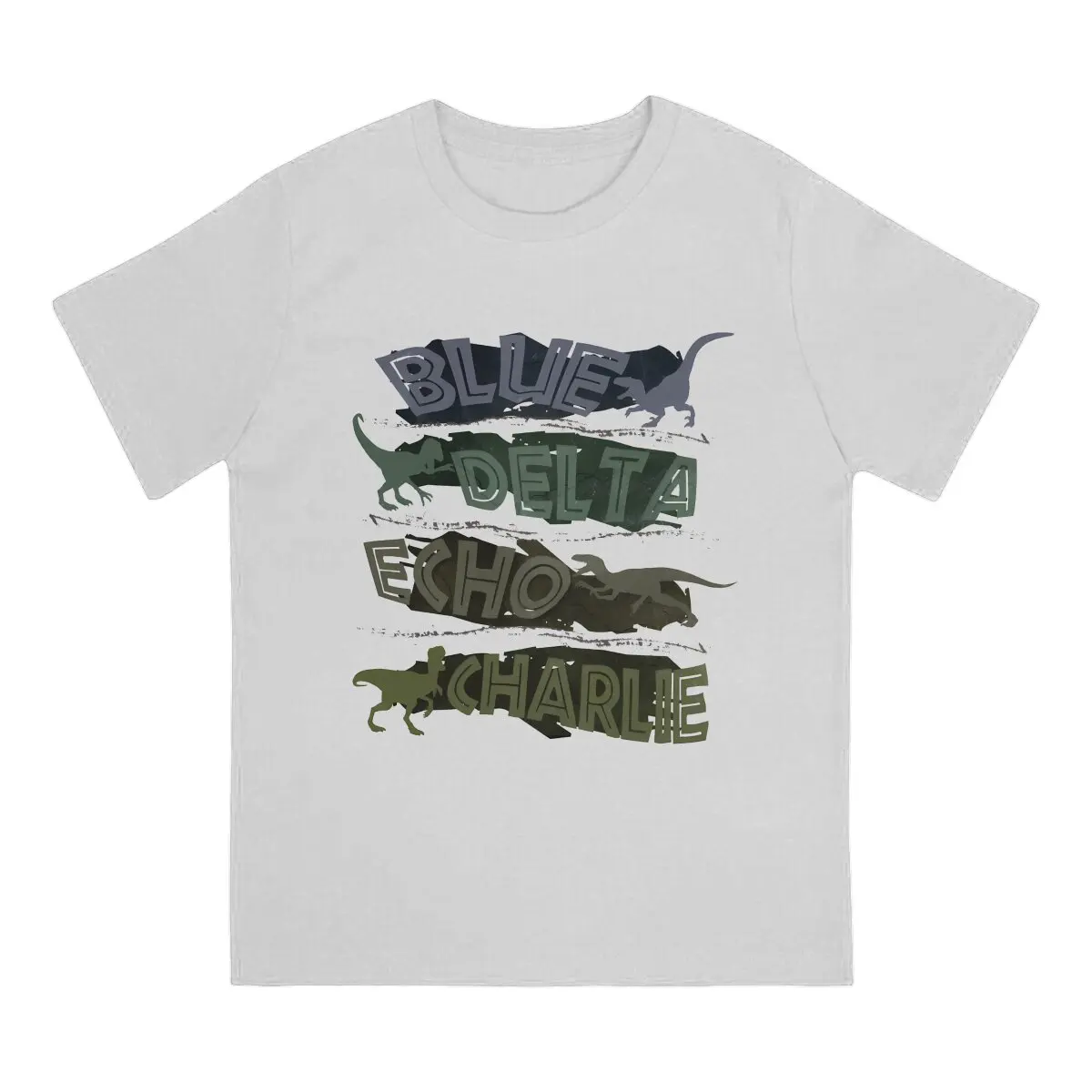 Jurassic World Raptor Squad Tshirt Homme Men's Tees Polyester T Shirt For Men