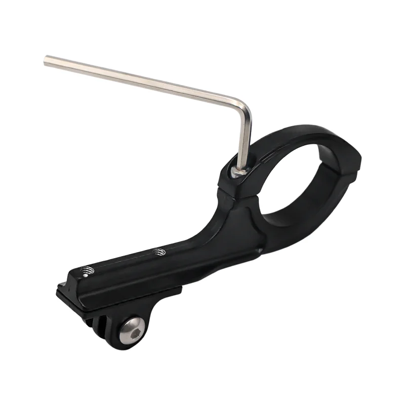 دراجة الألومنيوم المقود بار محول جبل ل Gopro بطل 5/4/3 كاميرا تمديد قوس ضوء مصباح دراجة المقود بار المشبك