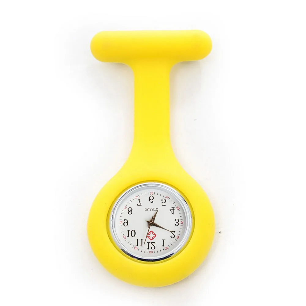 Nurse Silicone Brooch Quartz Pocket Watch