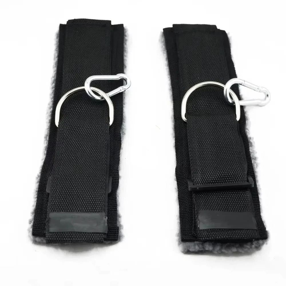 

Cotton Lining Fitness Ankle Buckle Adjustable Buttocks Shaping Ankle Strap Leg Cuffs Padded D-Ring Leg Strength Trainer Home