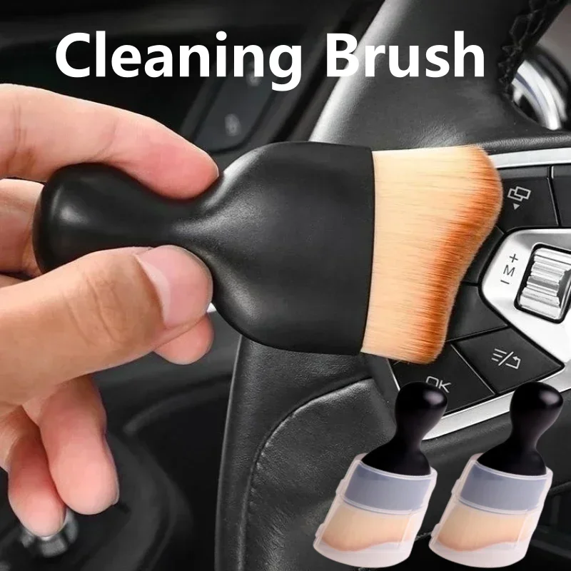 Car Interior Cleaning Tool Air Conditioner Air Outlet Cleaning Artifact Brush Car Brush Car Crevice Dust Removal Car Detailing