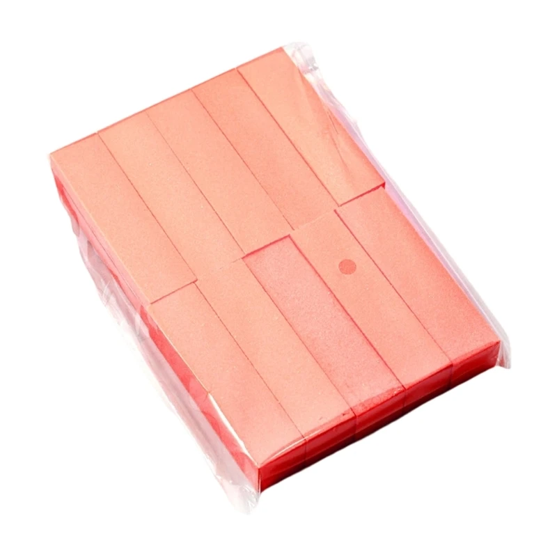 5asd White . Unguis File 4 Different Grains Tall Flexible Block Transportable Candy Colored Manicuring Essential