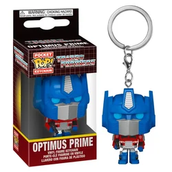 Funko Pop Transformers Blue Optimus Prime Pocket Pop Keychain Vinyl Figure Keychain Toys For Children Boys Christmas Gifts