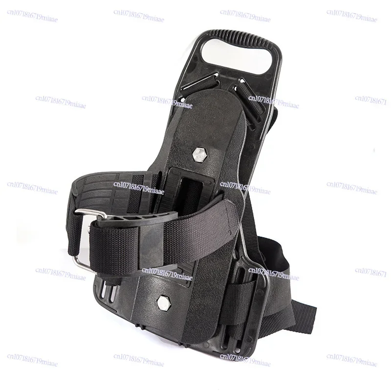 Gas Cylinder Back Frame Gas Cylinder Bracket Diving Back Plate, Diving Supplies 12 Liters Oxygen Cylinder Back Support Aluminum