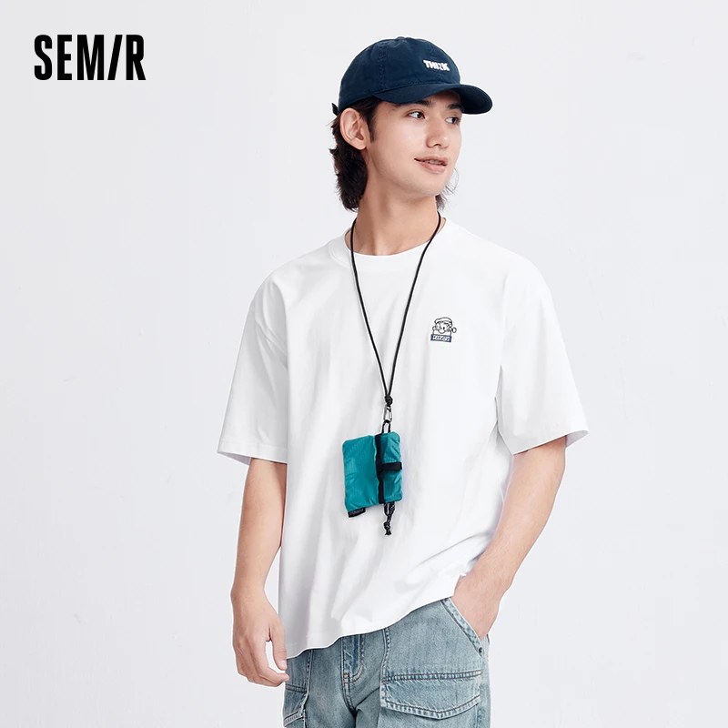 Semir Men T shirt Short-Sleeve T-Shirt Cool Summer New Arrival 2024 Suitable Moisture-Wicking And Quick-Drying Properties