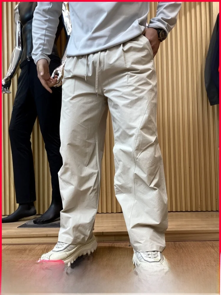 

Men's Casual Pants Straight Leg Loose Fit Lightweight Qui Dry Breathable Spring Summer Faionable Polyester Fiber