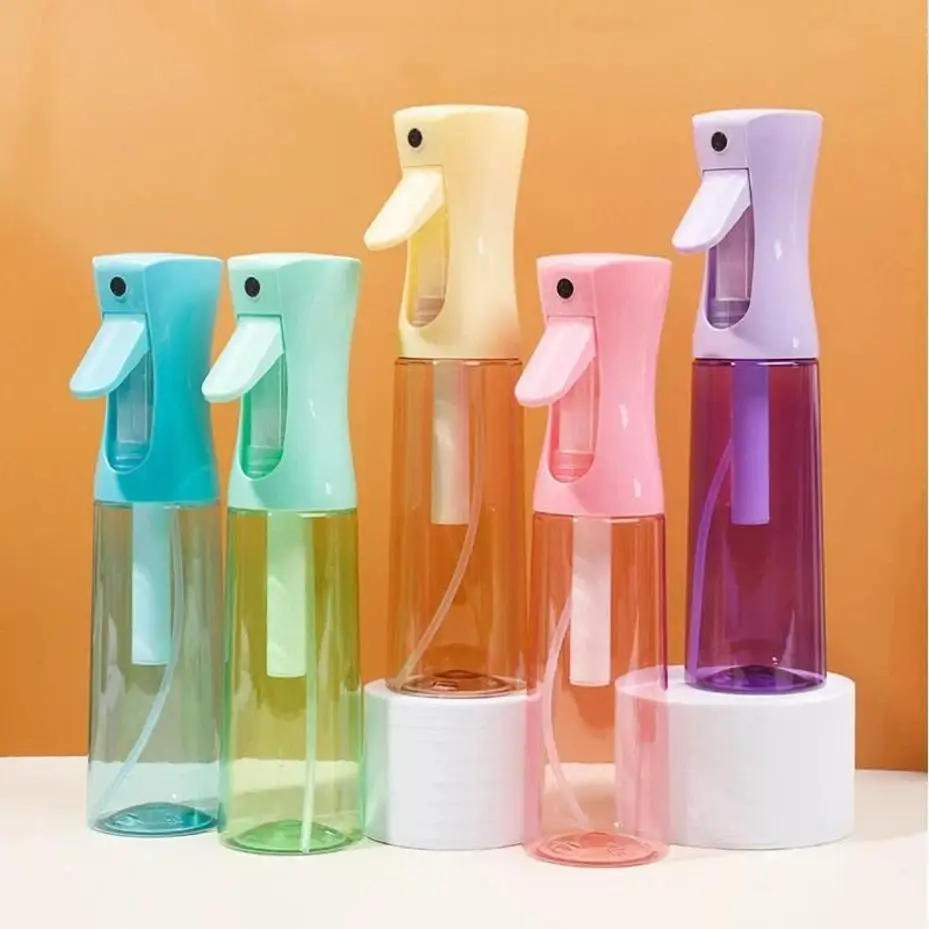 Nouvelle bouteille de pulvérisation portable de voyage 200/300ML, bouteille à brume continue haute pression, réutilisable, pour la beauté et l'arrosage des plantes