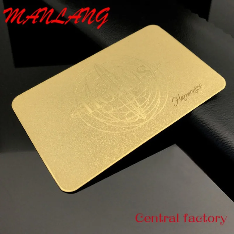 Custom  hol p custo Engraved Stainls Steel Laser Cut Nae bla sier etal busins car life card 22lr gun etal