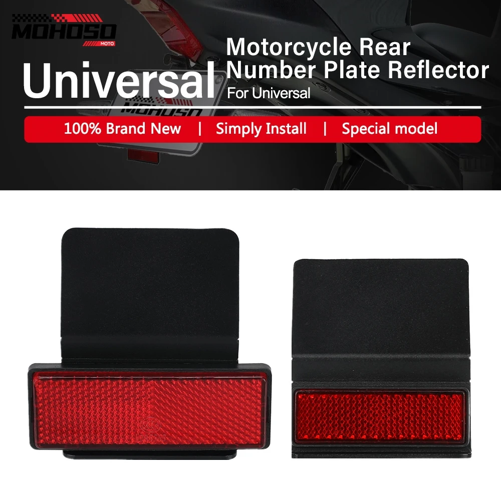 

Universal Motorcycle Rear Number Plate Reflector FOR YAMAHA MT-09 MT 09 MT09 XSR900 XSR 900 TRACER 9 900 GT 2021 2022 2023 2024