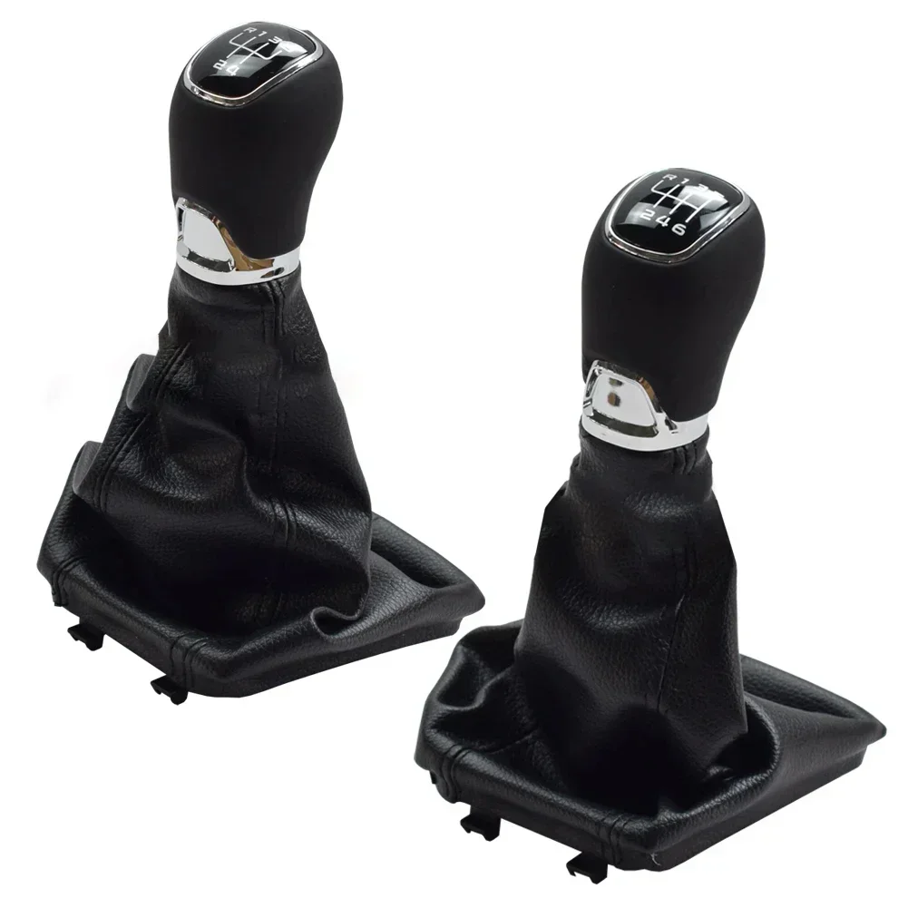 

Для Skoda для Octavia 2 A5 для A6 2004-2012, для Skoda для Fabia Mk1 2000- 20082004 -2012 5/6-скоростная автомобильная ручка переключения передач с чехлом