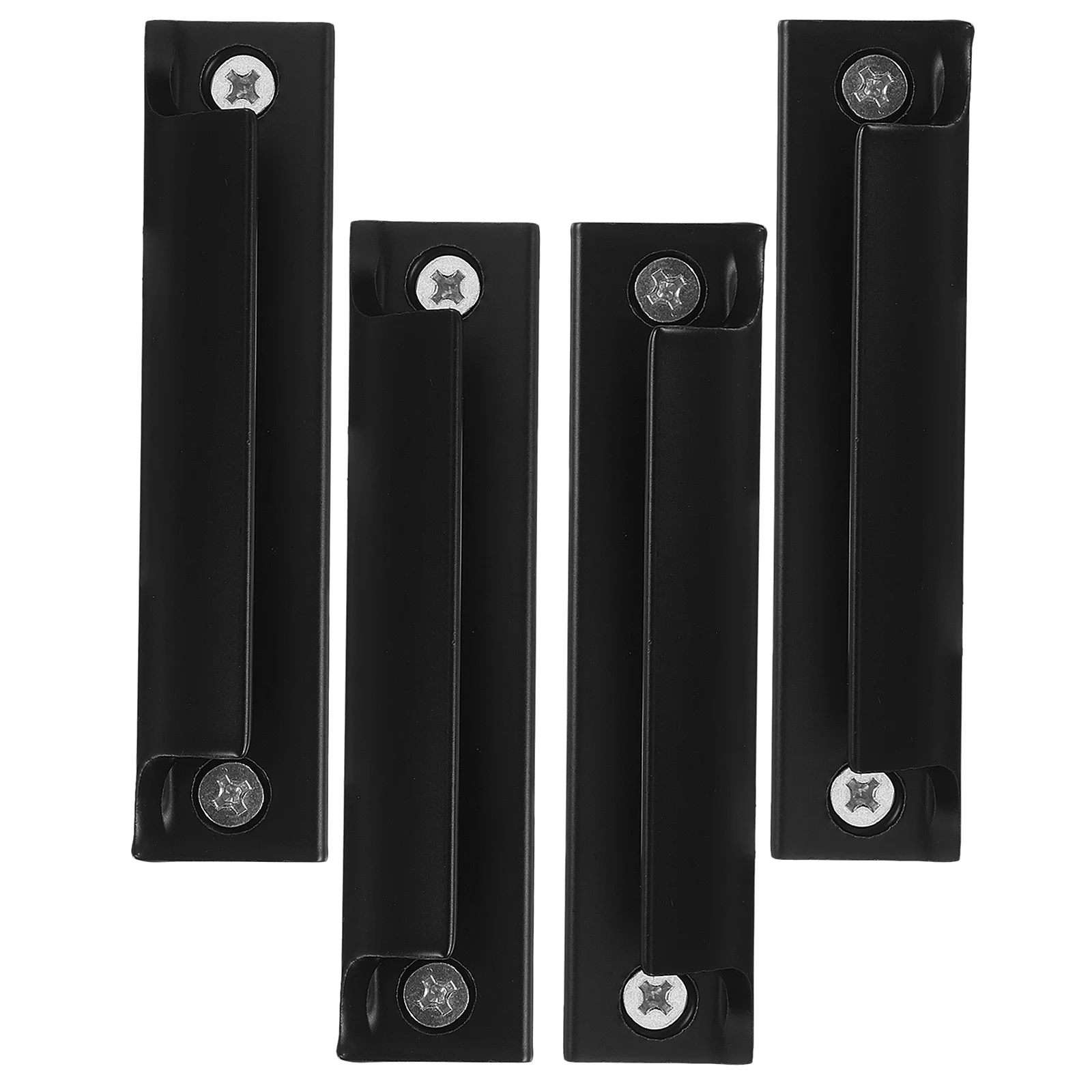 

4Pcs Aluminum Alloy Sliding Door Pull Handles Easy Install Metal Glass Door Handle for Patio Shower Screen Doors