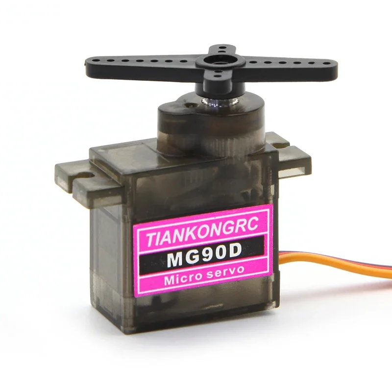 2/5/6/10/20/50/100PCS MG90D 9g Micro Servo Motor High Torque Bearing Upgrad MG90S For RC Plane Helicopter Airplane 450 Drone Toy