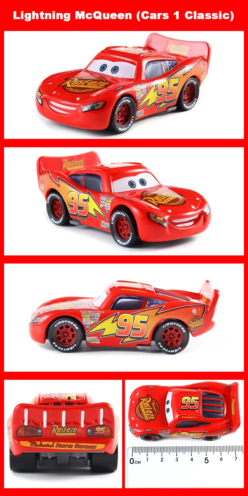 Cars 3 Vergoldetes Feuerwehrauto, Lightning McQueen, Luigi, Guido, Rennspielzeug, 1:55 Metall-Druckguss-Legierungsautos, Spielzeug, Geburtstagsgeschenke – Detail 32