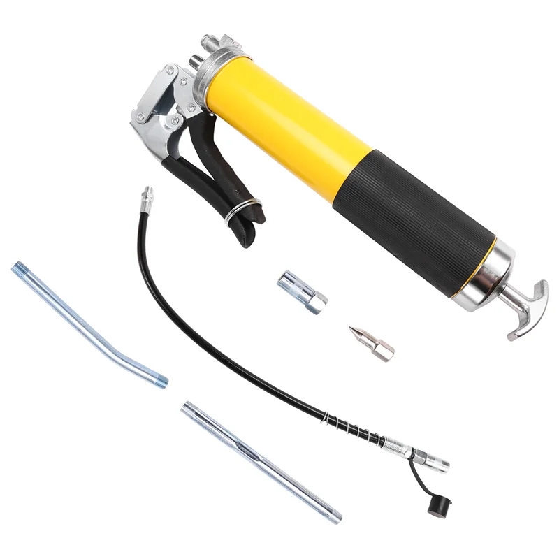 

8000 PSI Heavy Handheld Grease Filling With 18 Inch Flexible Hose-A67F