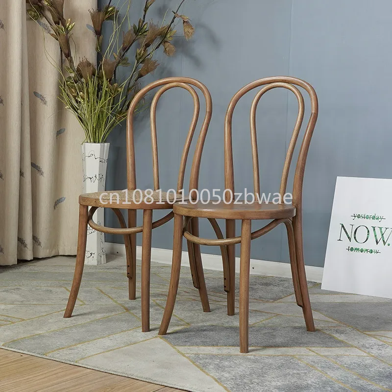 Nordic Solid Wood Chairs American Homestay Dining Chairs Banquet Events Photography Chairs Antique Modern Minimalist