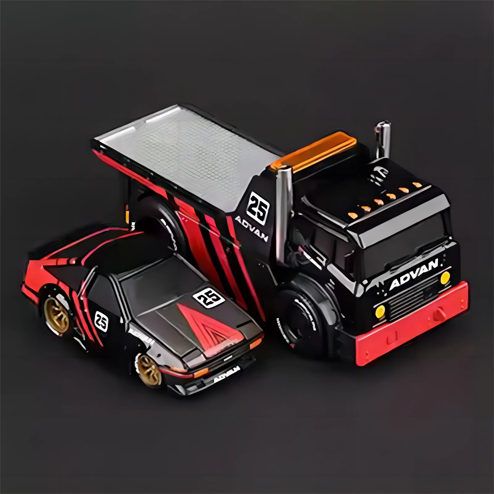 Maisto Flatbed Trailer Alloy Miniature Diecast Model, Toyota Muscle Machines Brinquedos, Novo Presente para Crianças, Ae86 JDM, 1:64, 1983, 2024