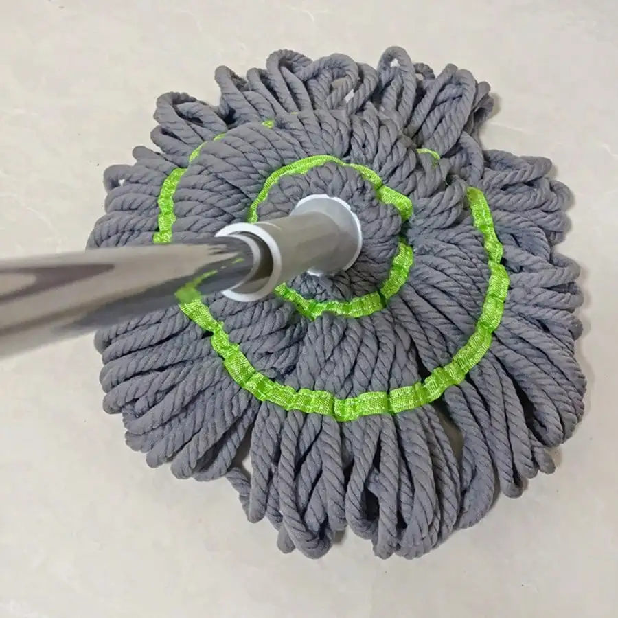 Detachable Rotating Mop, Automatic Water-Wringing Microfiber Mop With Long Handle, Hands-Free Home Floor Cleaner
