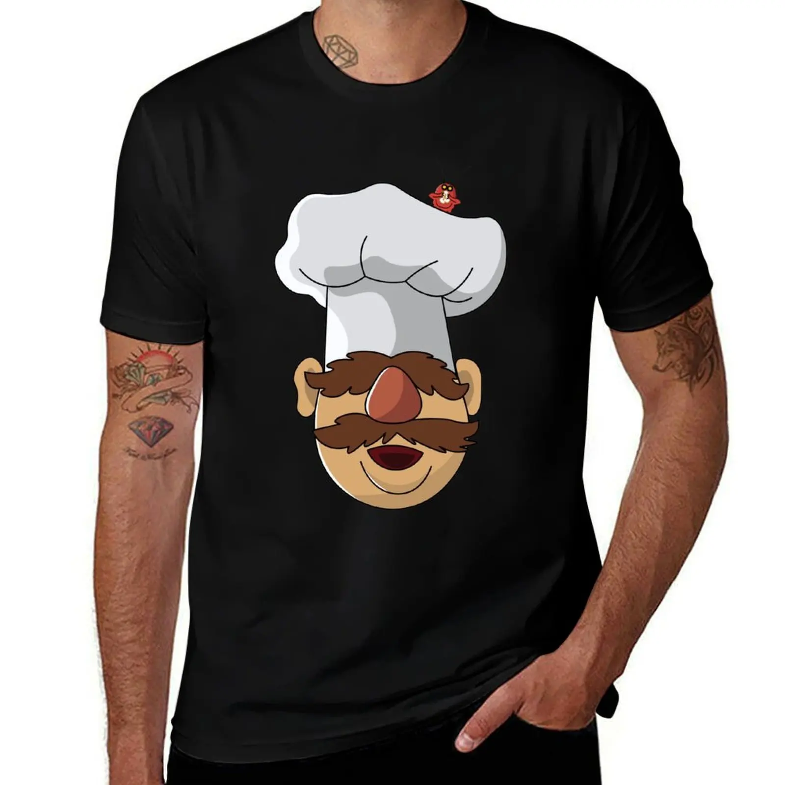 Vert der ferk Swedish Chef T-Shirt Construction Work Tee Shirt