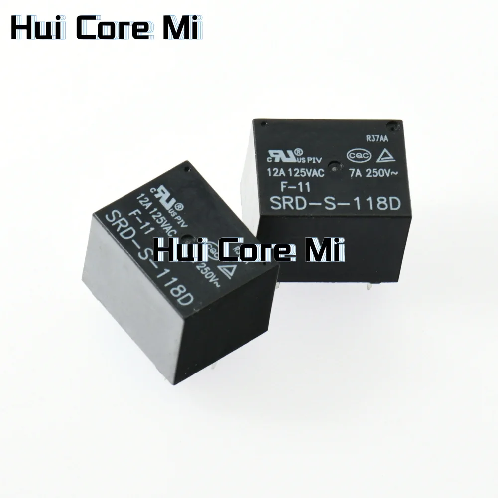 SRD-S-118D enchufable 5 pines control central relé electromagnético CC electrónico 118D SRD-S-118