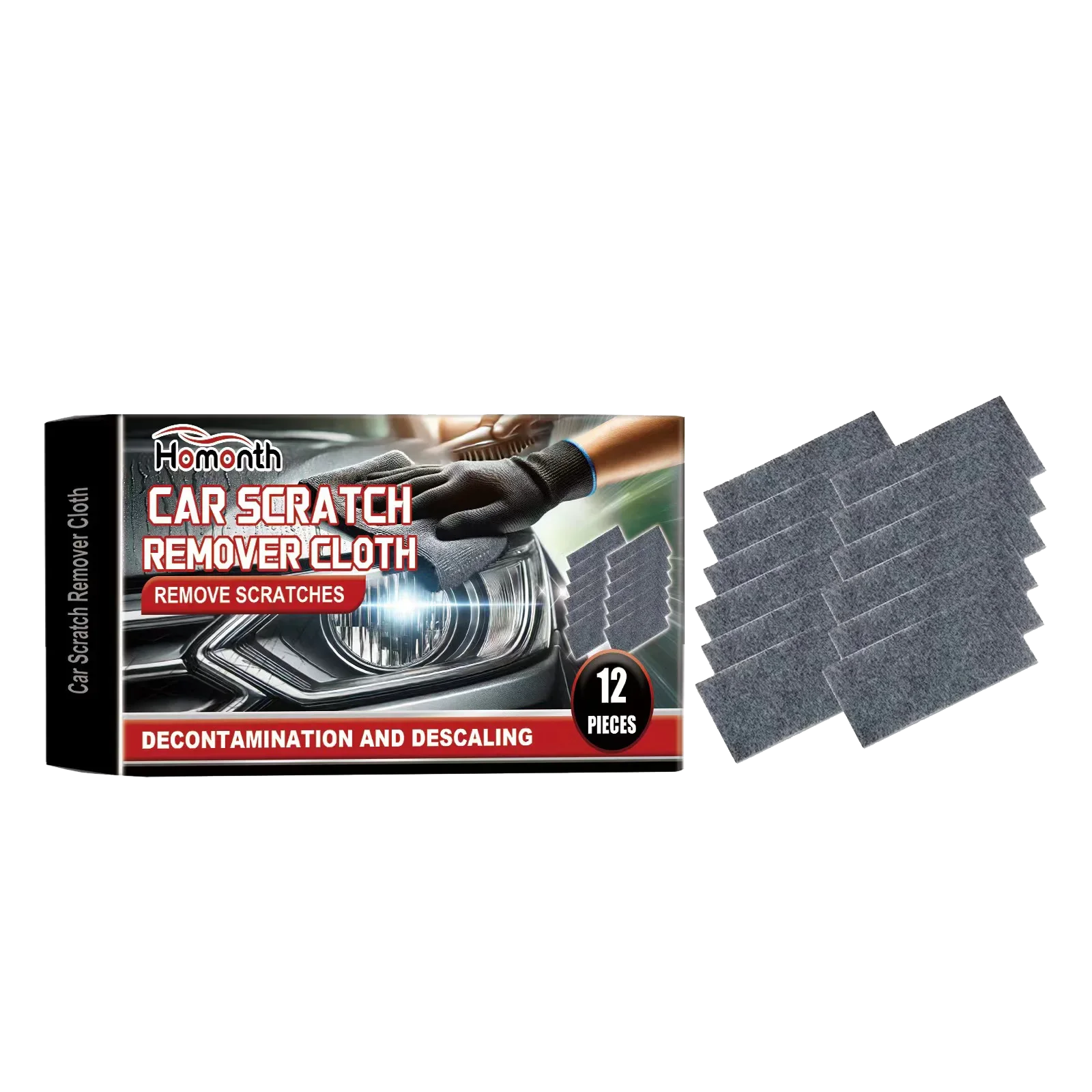 Carro Scratch Wiping Cloth, Facilmente reparar pintura arranhões, Auto detalhamento, Polimento Pano de limpeza Auto Scratch Care