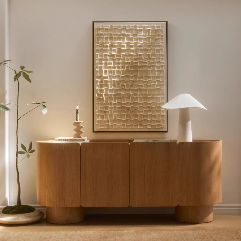 Muebles de Almacenamiento Nórdicos para Sala de Estar, Gabinetes de Madera de Lujo, Vitrina de Exhibición para Sala de Estar, Muebles Modernos para Esquina de Pasillo