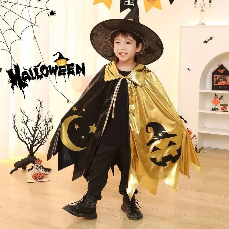 CosplayEnsemble de robe de sorcière imprimée Star Everak pour Halloween، زي de cosplay pour fille et garçon، وثيقة bloqu