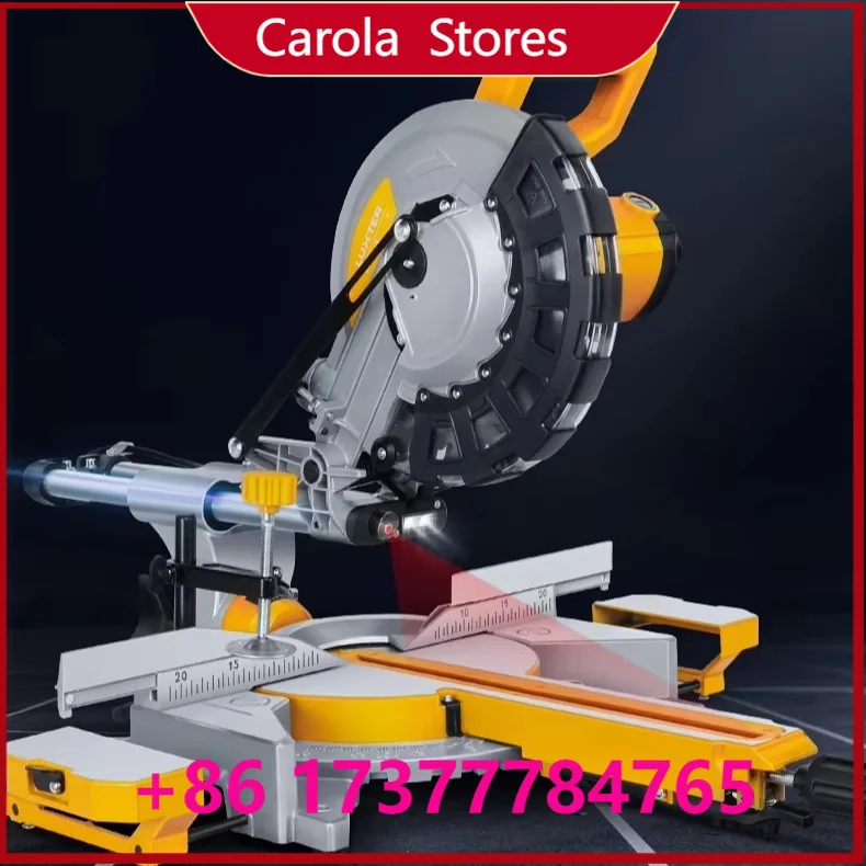 2400W 10 Inch Miter Saw Aluminum  Precision Bevel Cut Wood Aluminum Profile Cutting Tool