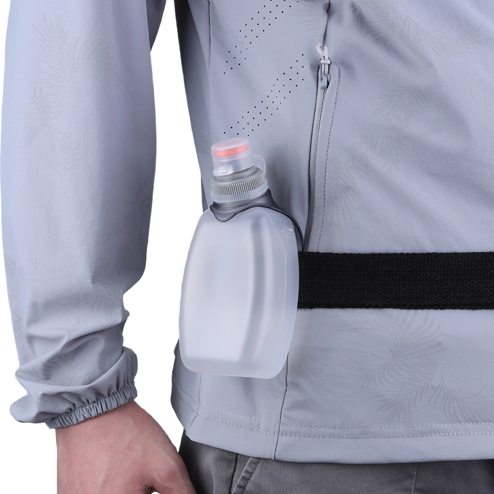 

2-5 шт. Бутылка для воды Чайник 250 мл Контейнер для колбы с зажимом Пылезащитная крышка Увлажняющая поясная бутылка для кемпинга Велоспорт Марафон