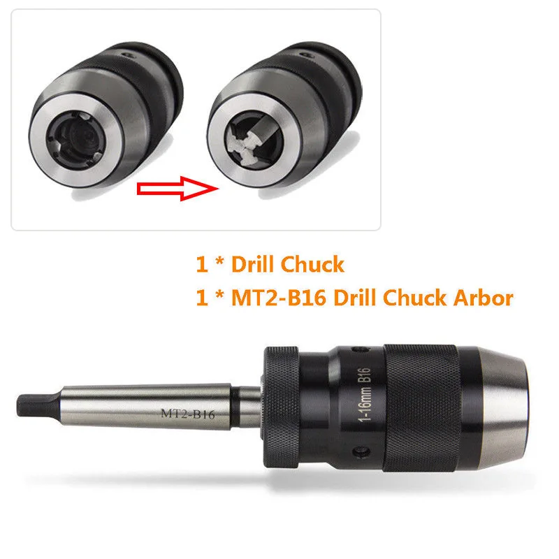 Mohs2No. Taper Handle Connecting RodMT2-b16 18 22 Configuration Self Locking Drill Chuck1-13 1-16 JT6 33