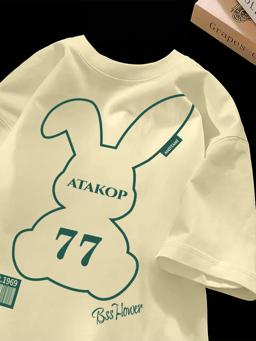 

Свободная футболка с коротким рукавом унисекс, летняя, повседневная, в винтажном стиле, без бирки, без этикетки, модная и стильная, для женщин и мужчин