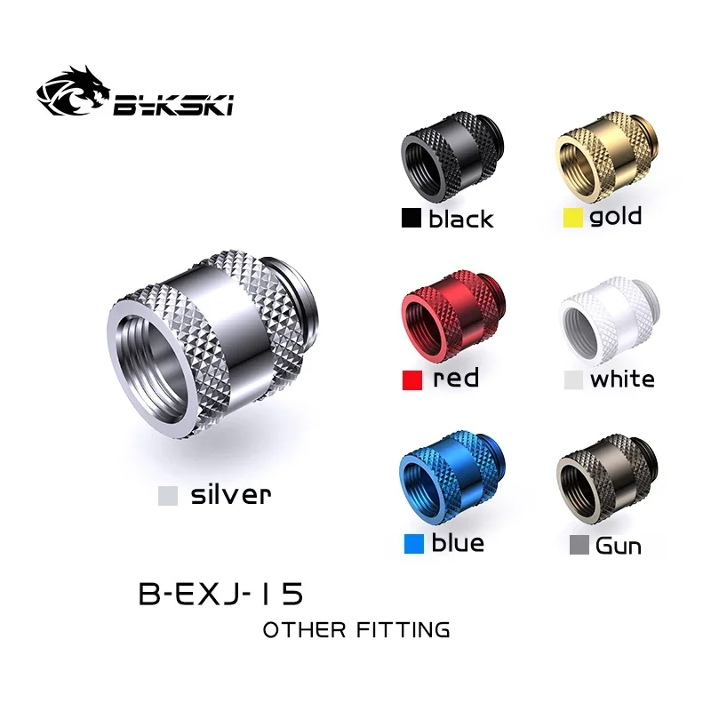 

Bykski B-EXJ-15,15mm Male To Female Extender Fittings, Boutique Diamond Pattern,Multiple Color G1/4 Male To Female Fittings