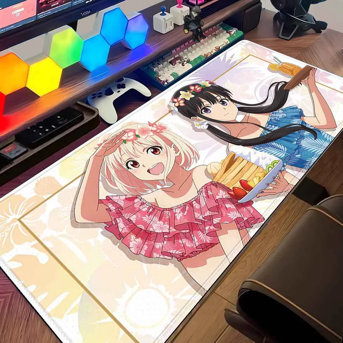 

Anime Lycoris Recoil Sexy Girls MouseMat Overwatch Gamer Mouse Pad Takina Inoue Large Non-Slip Gaming Mousepad Keyboard Desk Mat