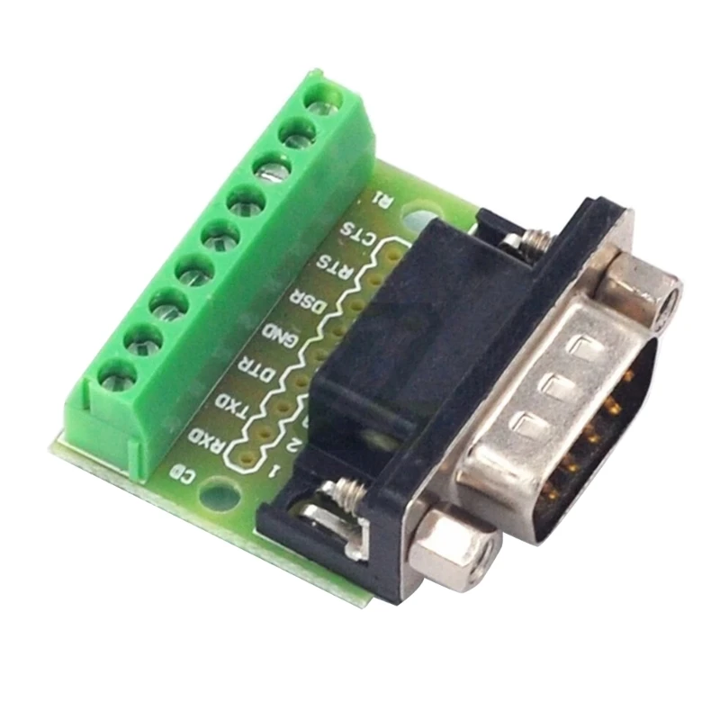 Db9 Male/Female Connector Adapter Smooth Communication Conversion Board Dropship