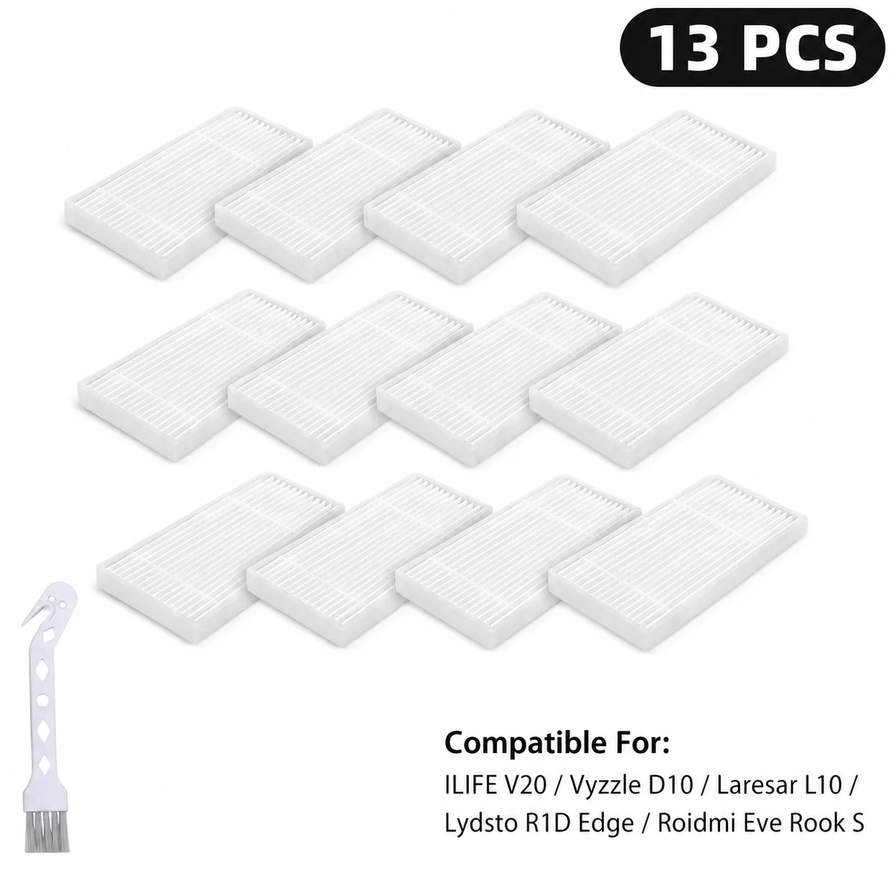 Vervangende onderdelen voor Xiaomi ILIFE V20 / Vyzzle D10 / Laresar L10 / Lydsto R1D Edge / Roidmi Eve Rook S robotstofzuigers