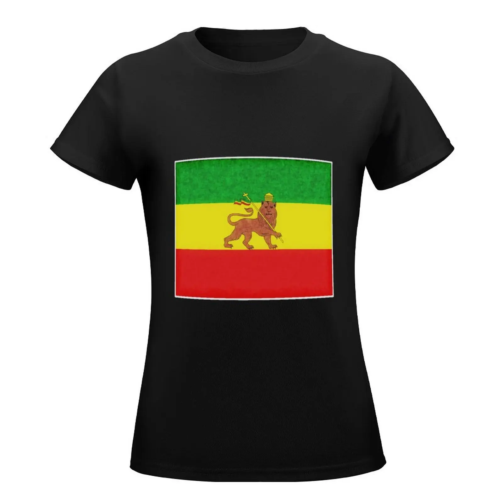 Lion of Judah T-Shirt lady clothes tops white t-shirts for Women