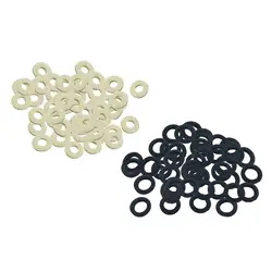 50 Pieces Trumpet Valve Felt Washers Pad Musical Instrument Replacement