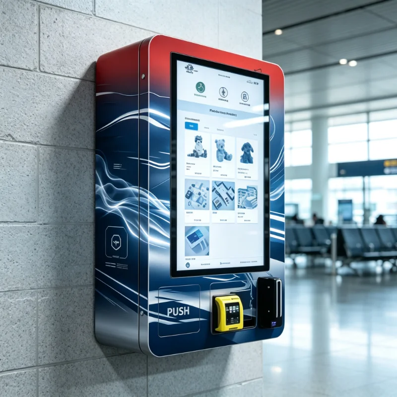 Commercial Mini Wall-Metal Cigarette Vending Unit, 24H Online Intelligent Operation & Versatile SDK Function