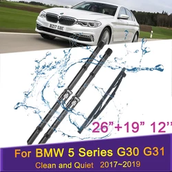 Car Wiper Blades for BMW 5 Series G30 G31 2017 2018 2019 520i 523i 528i 530i 535i 550i M5 518d 520d 525d 530d 535d M550d xDrive