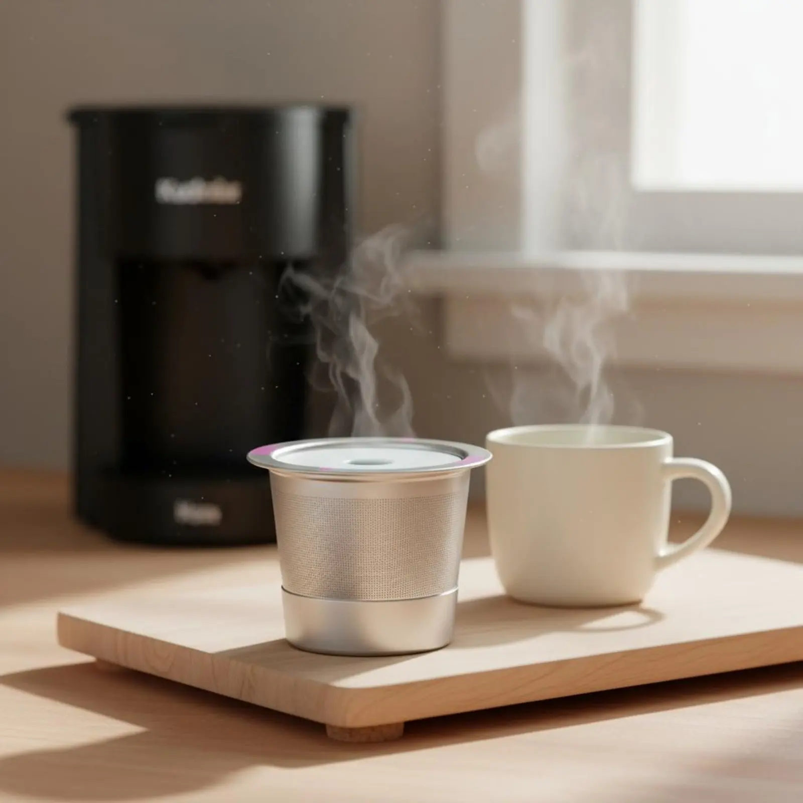 

Reusable K Capsule Environmentally Conscious Reusable Brewing Capsule Refillable Coffee Capsule Easy to Clean Refillable Coffee