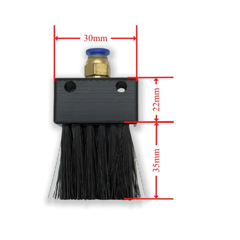 Chain lubrication oil leakage small brush nylon oil brush guide rail escalator automatic refueling brush