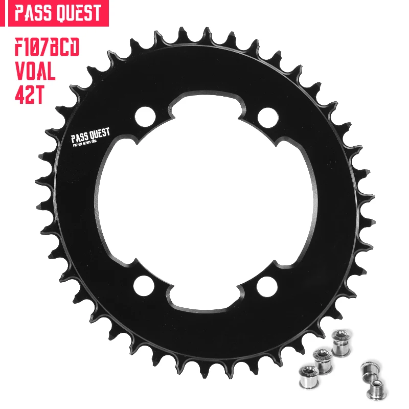 PASS QUEST 107BCD サイクルチェーンリング Sram Force Aero対応