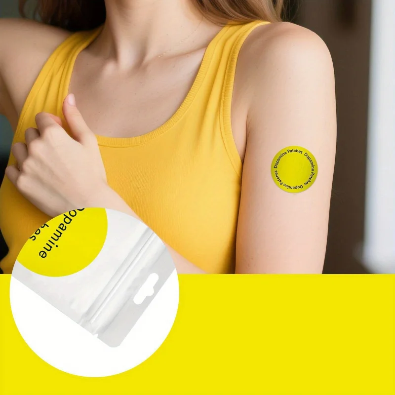 30 قطعة من رقع الدوبامين للمزاج الفوري والتركيز - معززات الدوبامين، التدفئة المحلية، العافية العقلية، الجسم الصديق للبيج