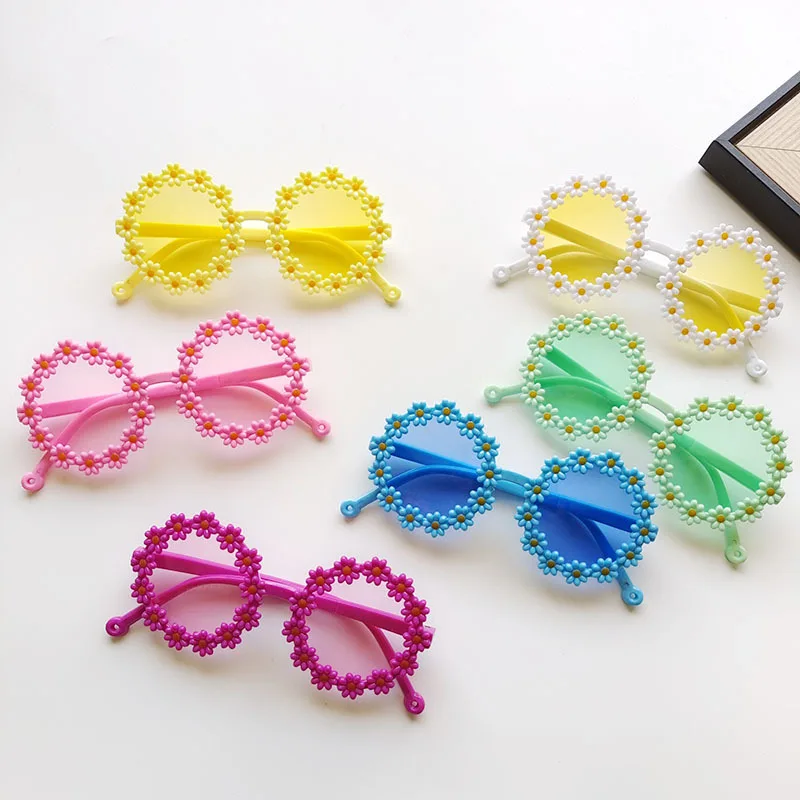 

Fashion Kids Sunglasses Cute Flower Frame Sun Glasses Baby Girls Classic Eyewear UV400 Sun Protection Eyeglasses Oculos De Sol