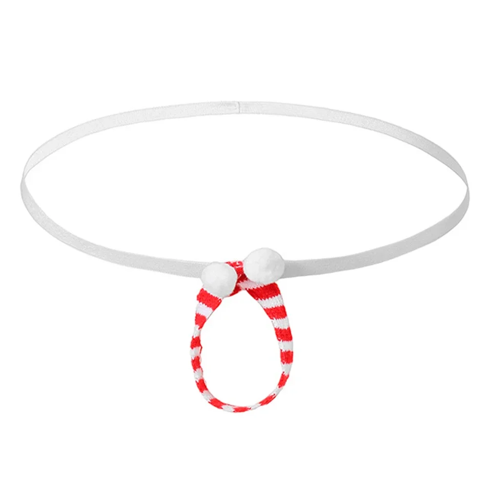 Celana Dalam Pria Model G-String Klasik Pinggang Rendah dengan ORing Bahan Polyester Lembut, Bernapas, dan Cepat Kering