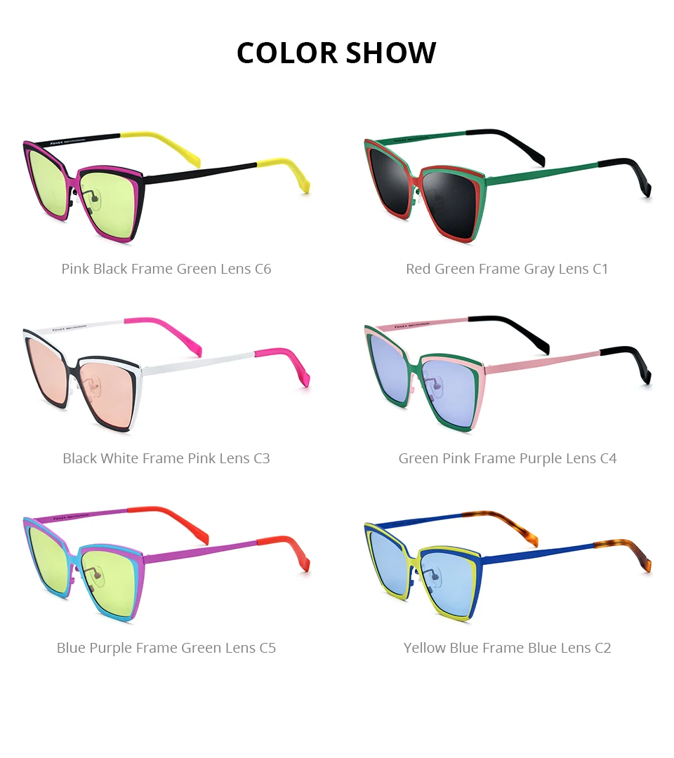 FONEX Titan-Sonnenbrille für Damen, neu im trendigen Markendesign, polarisierte Cateye-Sonnenbrille, hochwertige japanische Cat-Eye-Sonnenbrille 85850 – Detail 18