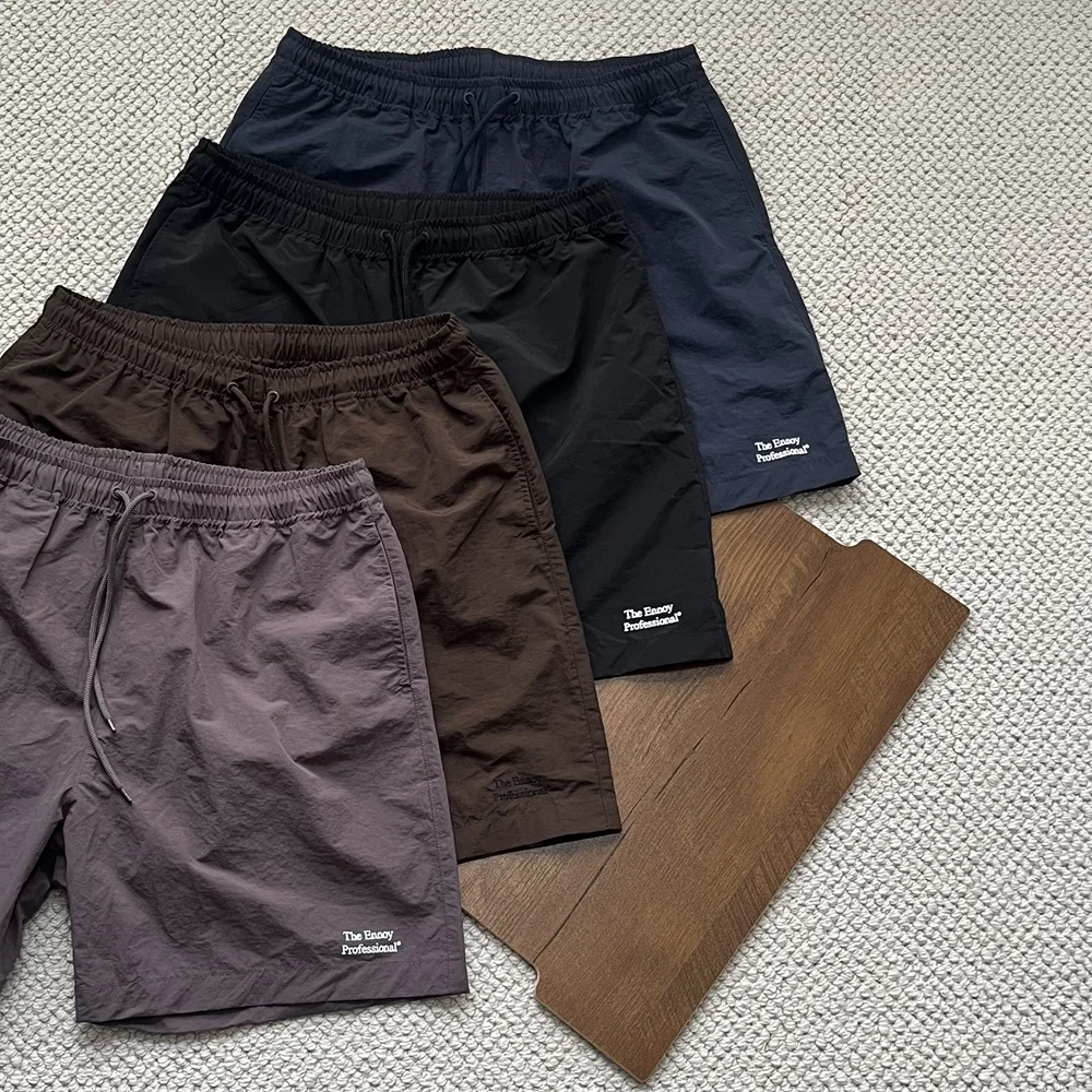 

Qui Dry Nylon Dstring orts Casual Loose Fit Summer Youth Active Sle Straight Leg Basic Color orts