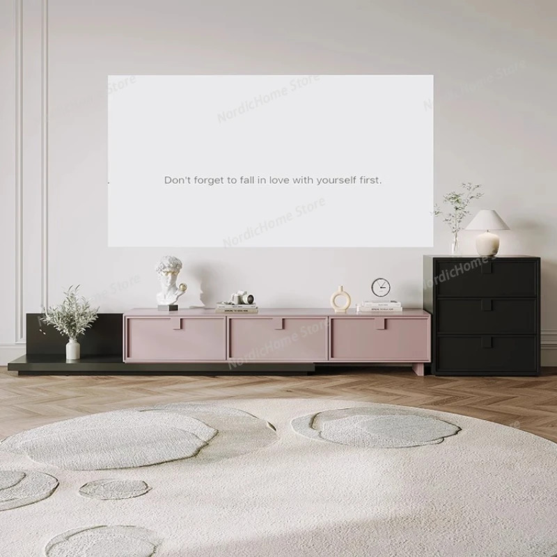 

Salon Universal Tv Table Display Light Luxury Living Room Drawers Tv Table Minimalist Entertainment Muebles Trendy Furniture
